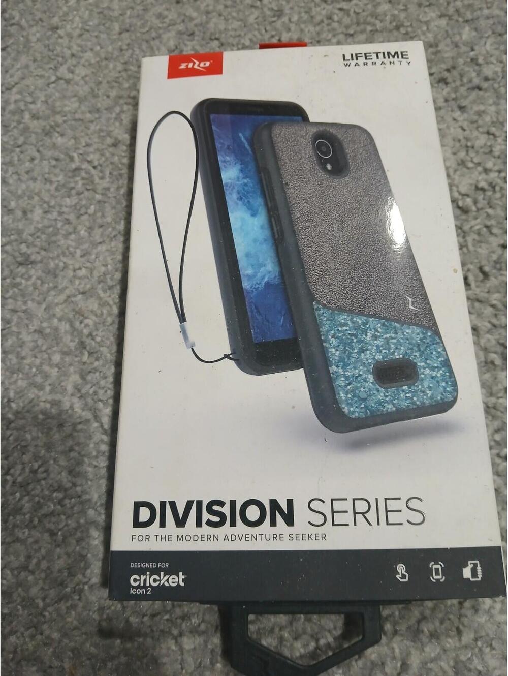 Phone Case For Cricket Icon 2 Zizo Silver And Blue